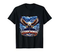 Storm Eagle Sky Power Artwork T-Shirt
