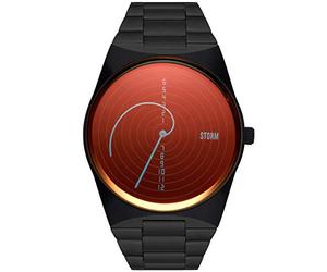 STORM FIBON-X Watch Unique Men's Watch with Unusual time Reading Feature Inspired by The Fibonacci Spiral and Waterproof to 50m (Slate Red)