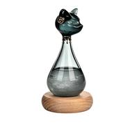 Storm Glass Cat Shape Indoor Atmospheric Predicting Station