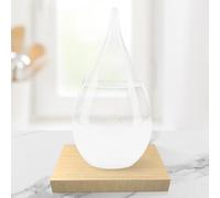 Storm Glass for Weather Forecast, Creative Gifts, Decorations, Water Drops Glass Bottle, Changing with the Weather, Office, Bedroom Desk Decorations