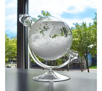 Mikamax Large Glass Storm Globe - Office Decoration Ornament - Nordic Style - Weather Globes