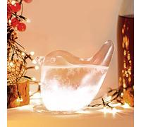 Storm Glass Weather Forecaster, Robin Weather Forecast Bottle, Weather Predictor Barometer Weather Station for Home Office Desktop Decor, Unique Christmas Birthday Valentines Day Gifts(Short Hair)