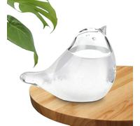Storm Glass Weather Predictor - Desktop Station, Crystal Storm Glass | Bird Shaped Barometer For Predicting Weather Changes, Stylish Home Accessory, Office Decoration, Scientific Curiosity
