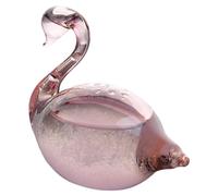 Storm Glass Weather Predictor Elegant Swan Storm Glass Crystal Barometer Weather Forecast Ornament for Home Office Desktop Decor Unique Station for Birthday Holiday