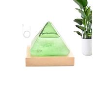 Storm Glass Weather Predictor - Pyramid Shape Meteorological Forecaster, Barometers Decorative Desktop Forecast, Station Birthday New Year Valentine's | Birthday New Year Valentine's Day