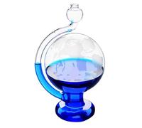 Storm Glass Weather Predictor, Visual Barometric Pressure Gauge, Portable Glass Barometers for the Home Office Desktop Decor Gifts.