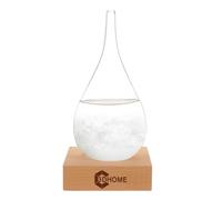 Valentines Gifts for Him Storm Glass Weather Stations Water Drop Weather Predictor Creative Forecast Nordic Style Decorative Weather Glass (Small)
