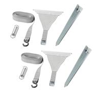 Storm Guyline Set 2x4.8M with Keder Attachment for Awning Rail & Storm Pegs