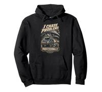 Storm Hunter Meteorologist I Chase Problems Professionally Pullover Hoodie