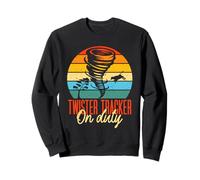Storm Hunter Meteorologist Twister Tracker On Duty Sweatshirt