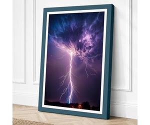 Storm in the Making Modern Canvas Wall Art Print 18x12 Inch (46 x 30 cm)