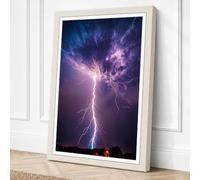 Storm in the Making Modern Canvas Wall Art Print 24x16 Inch (61 x 41 cm)