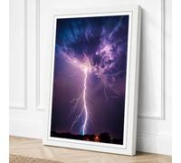Storm in the Making Modern Canvas Wall Art Print 36x24 Inch (91 x 61 cm)