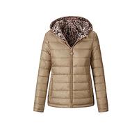Storm Island® Ladies Jackets Women Reversible Winter Down jacket Lightweight Packable Jackets for Women Zipper Hooded Jacket with Pockets Women Windproof Waterproof Jacket Coat Ladies UK Size S-XL