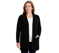 Storm Island® Women Cable Knit Cardigans Lightweight Ladies Long Sleeve Open Front Knitted Cardigan Casual Outerwear Knit Sweaters Black