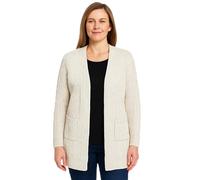 Storm Island® Women Cable Knit Cardigans Lightweight Ladies Long Sleeve Open Front Knitted Cardigan Casual Outerwear Knit Sweaters Ivory