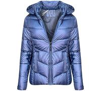 Storm Island® Women Winter Jackets Long Quilted Coat Lightweight Zipper Jacket with Detachable Hood Packable Water Resistant Long Coat For Ladies Outdoor Snowing Hiking Jackets For Women UK Size S-3XL