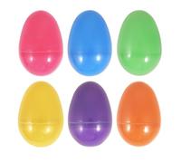 Storm&Lighthouse 12x Fillable Plastic Easter Eggs 8cm Colourful Reusable Large Capsules for Egg Hunt Kids Easter Games Fillable Plastic Eggs for Treats and Easter Toys