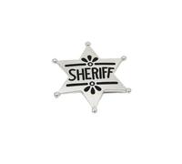 Storm&Lighthouse Sheriff Badge Adult Star Badge 5.5cm Cowboy Detective Poilce Badge Wild West Fancy Dress Acessories