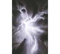 Storm Lightning Notebook: Blank Lined Notebook for All Ages, Storm, Lightning, Black, White | 6x9 inches, 110 pages | Gifts for Birthdays, Christmas, Thanksgiving and more