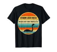 Storm Loch Ness Vintage Nessie Sunset Retro Gifts For Friend T-Shirt
