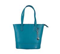 Storm London Elettra Teal Leather Bucket Grab Bag Teal