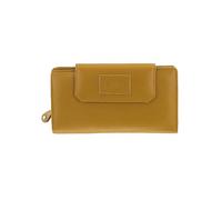 Storm London Embassy Large Leather Purse - Mustard Blue