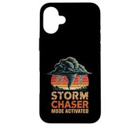 Storm Mode Activated Tornado Lightning Sunset Case for iPhone 16 Plus