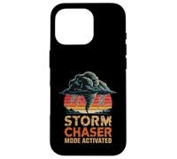 Storm Mode Activated Tornado Lightning Sunset Case for iPhone 16 Pro