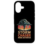 Storm Mode Activated Tornado Lightning Sunset Case for iPhone 17