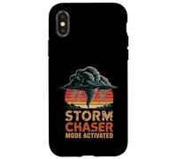Storm Mode Activated Tornado Lightning Sunset Case for iPhone X/XS
