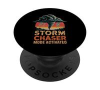 Storm Mode Activated Tornado Lightning Sunset PopSockets Adhesive PopGrip