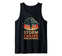 Storm Mode Activated Tornado Lightning Sunset Tank Top