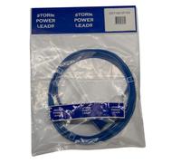 STORM POWER LEADS 13AMP PLUG TO 16AMP BLUE SOCKET EXTENSION LEAD ADAPTER 5M - 25M CARAVAN HOOK UP (10M)