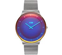 STORM PYLO Blue Watch, Photochromic Glass, Luminous Dial Details, Graduated Dial, Edge-to-Edge Glass, Slim Case, Japanese Movement, Stainless Steel, Mesh Strap, Quick Release Strap