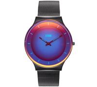 STORM PYLO Slate Blue Watch, Photochromic Glass, Luminous Dial Details, Graduated Dial, Edge-to-Edge Glass, Slim Case, Japanese Movement, Stainless Steel, Mesh Strap, Quick Release Strap