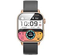 STORM S-VION SMART WATCH RG-BLACK, AMOLED TOUCH DISPLAY,AI VOICE ASSIST,PHONE CALLING, NOTIFICATIONS,CUSTOM WATCH FACES,MUSIC CONTROL/WEATHER INFO,REMOTE CAMERA CONTROL, FIND PHONE,STEPS, CALORIES