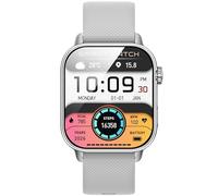 STORM S-VION SMART WATCH SILVER GREY, AMOLED TOUCH DISPLAY,AI VOICE ASSIST,PHONE CALLING, NOTIFICATIONS,CUSTOM WATCH FACES,MUSIC CONTROL/WEATHER INFO,REMOTE CAMERA CONTROL, FIND PHONE,STEPS