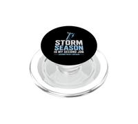 Storm Season is my Second Job Journeyman Lineman Storm Work PopSockets PopGrip for MagSafe