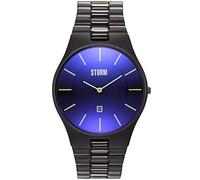 STORM Slim-X XL Watch Men's Classic Watch with a Smart Minimalist dial, Ultra Slim Strap and case, Dual Brush and Polished Finish, and Waterproof to 50m with a Date Feature (Slate Blue)