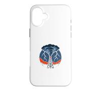 Storm Spotter Weather Net Tower Funnel Cloud Badge Graphic Case for iPhone 16 Plus