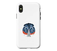 Storm Spotter Weather Net Tower Funnel Cloud Badge Graphic Case for iPhone X/XS