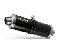 Storm Steel Black Oval rear silencer