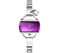 STORM Temptress Charm Lazer Purple Women's Watch with Unique Curved dial, Heart Charm and easilink Fastening