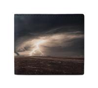 Storm Tornado Hurricane Bifold Wallet Slim Front Pocket Wallet