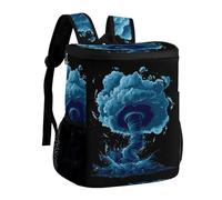 Storm Tornado Hurricane Cooler Backpack Insulated Ice Chest Bag Lunch Box Rucksack for Men Women