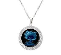 Storm Tornado Hurricane Diamond Necklace Cute Pendant Necklace