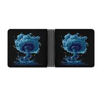 Storm Tornado Hurricane Mens Wallet Printed Card Holder Bifold Wallets Purse Coin Pocket