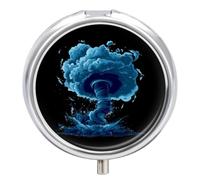 Storm Tornado Hurricane Pill Case Travel Medicine Organizer Box