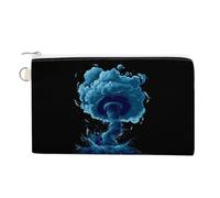 Storm-Tornado-Hurricane Wallet Slim Coin Purse Card Holder Makeup Pouches Bag Organizer for Men Women